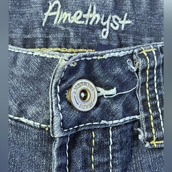 AMETHYST Denim Jean Cut Off Shorts Size - Picture 4 of 6